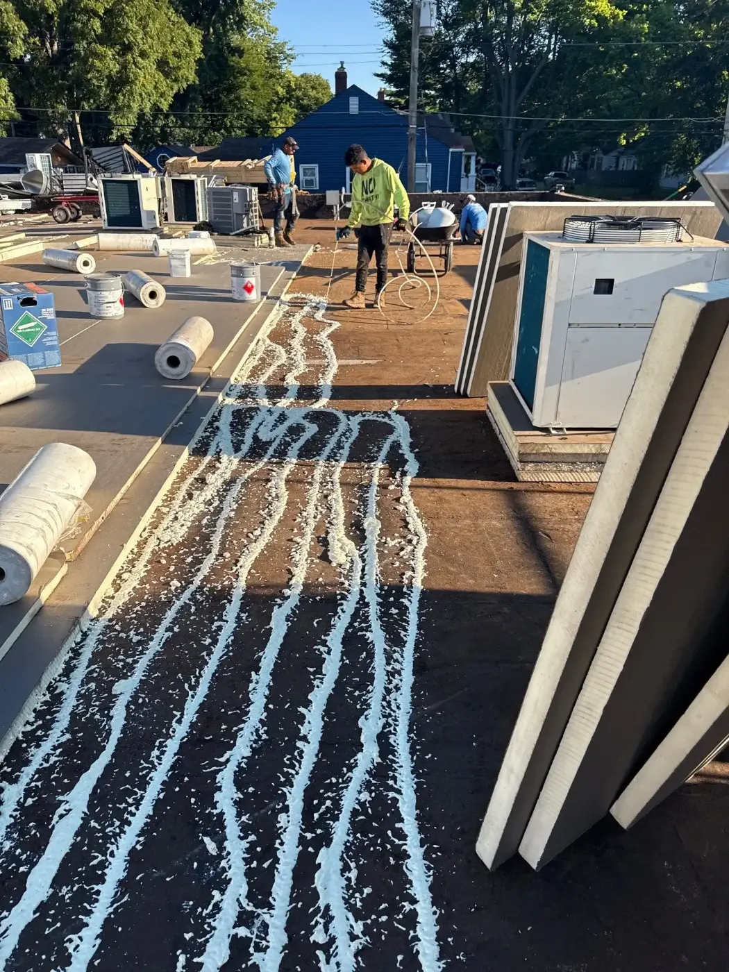 Commercial roof inspection documented in Lebanon